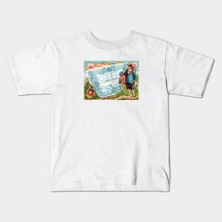 19th C. French Commerce and Culture Kids T-Shirt